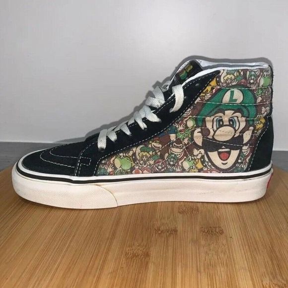 Vans Nintendo X SK8-Hi Reissue Game Over Super Mario Bros Men’s 5 Women’s 6.5 - Picture 2 of 9